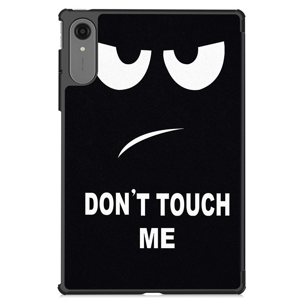 Lenovo Idea Tab Pro Gen2 13" EDIERWOOD Konstläder Fodral med Stativfunktion – "Don't Touch Me"