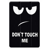 Lenovo Idea Tab Pro Gen2 13" EDIERWOOD Konstläder Fodral med Stativfunktion – "Don't Touch Me"