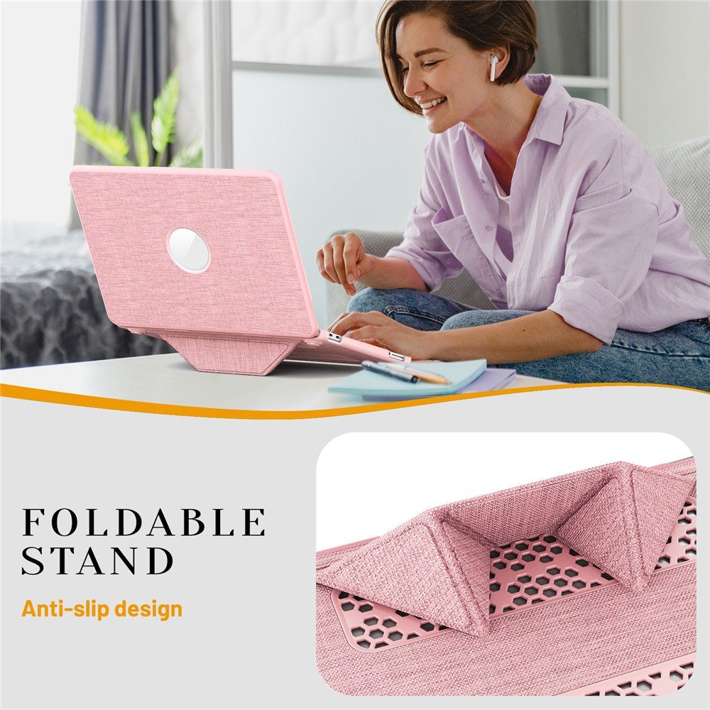 MacBook Neo 13 A18 Pro (2026) EIDERWOOD Fodral med Logotyputskärning & Stativfunktion - Vit