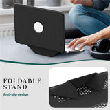 MacBook Neo 13 A18 Pro (2026) EIDERWOOD Fodral med Logotyputskärning & Stativfunktion - Svart