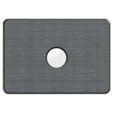 MacBook Neo 13 A18 Pro (2026) EIDERWOOD Fodral med Logotyputskärning & Stativfunktion - Grå