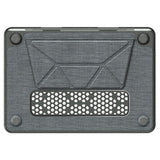 MacBook Neo 13 A18 Pro (2026) EIDERWOOD Fodral med Logotyputskärning & Stativfunktion - Grå