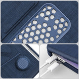 MacBook Neo 13 A18 Pro (2026) EIDERWOOD Fodral med Logotyputskärning & Stativfunktion - Blå