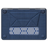 MacBook Neo 13 A18 Pro (2026) EIDERWOOD Fodral med Logotyputskärning & Stativfunktion - Blå