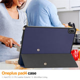 OnePlus Pad 4 EIDERWOOD Fodral i Konstläder - Blå
