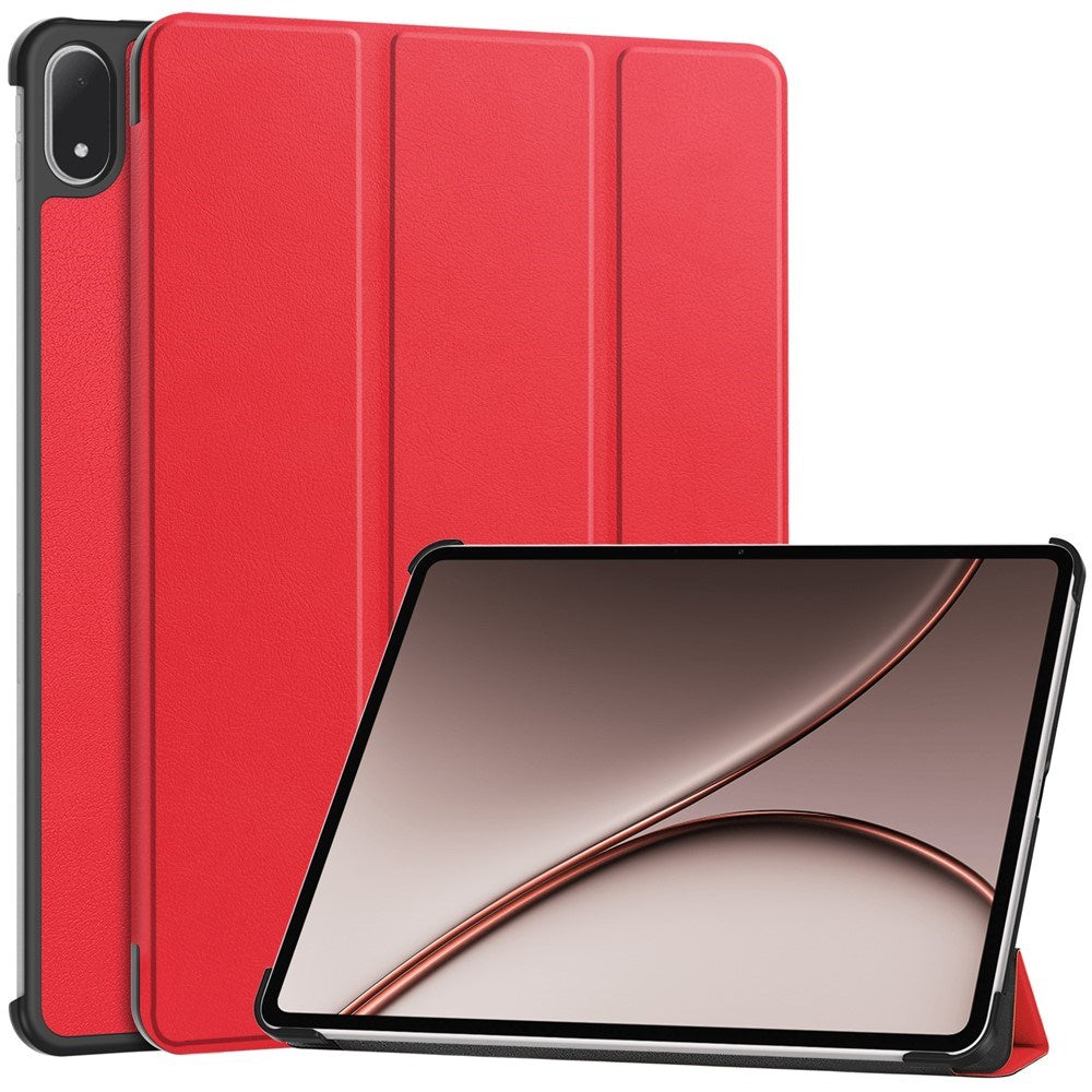 OnePlus Pad 4 EIDERWOOD Fodral i Konstläder - Röd