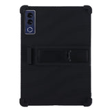 Lenovo Yoga Tab Plus Gen 2 13" EIDERWOOD Robust Silikon Skal m. Justerbart Kickstand & Stötdämpande Hörn - Svart