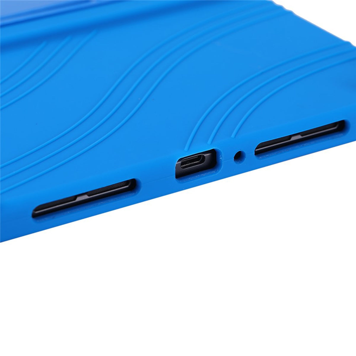 Lenovo Yoga Tab Gen 2 11.1" EIDERWOOD Robust Silikon Skal m. Justerbart Kickstand & Stötdämpande Hörn - Blå