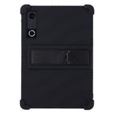 Lenovo Yoga Tab Gen 2 11.1" EIDERWOOD Robust Silikon Skal m. Justerbart Kickstand & Stötdämpande Hörn - Svart