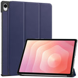 Samsung Galaxy Tab S12+ (Plus) EIDERWOOD Konstläder Fodral med Stativfunktion - Blå