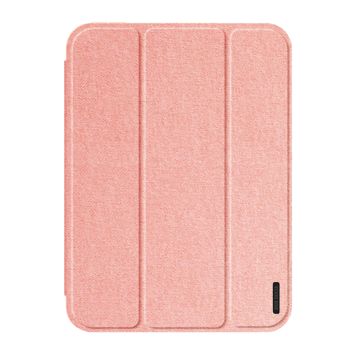 iPad Mini (2026) 8. Gen. DUX DUCIS DOMO Tri-Fold Konstläder Fodral - Rosa