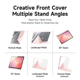 Samsung Galaxy Tab S12+ (Plus) DUX DUCIS Origami Hybrid Konstläder Fodral - Rosa