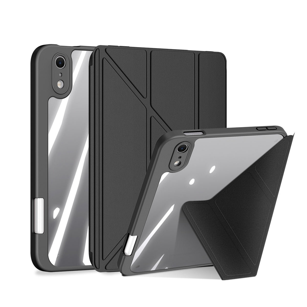 iPad Mini (2026) 8. Gen. DUX DUCIS MAGI Origami Hybrid Fodral m. Stativfunktion - Svart