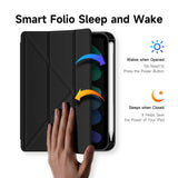 iPad Mini (2026) 8. Gen. DUX DUCIS MAGI Origami Hybrid Fodral m. Stativfunktion - Svart