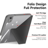 iPad Mini (2026) 8. Gen. DUX DUCIS MAGI Origami Hybrid Fodral m. Stativfunktion - Grå