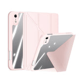 iPad Mini (2026) 8. Gen. DUX DUCIS MAGI Origami Hybrid Fodral m. Stativfunktion - Rosa