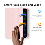 iPad Mini (2026) 8. Gen. DUX DUCIS MAGI Origami Hybrid Fodral m. Stativfunktion - Rosa