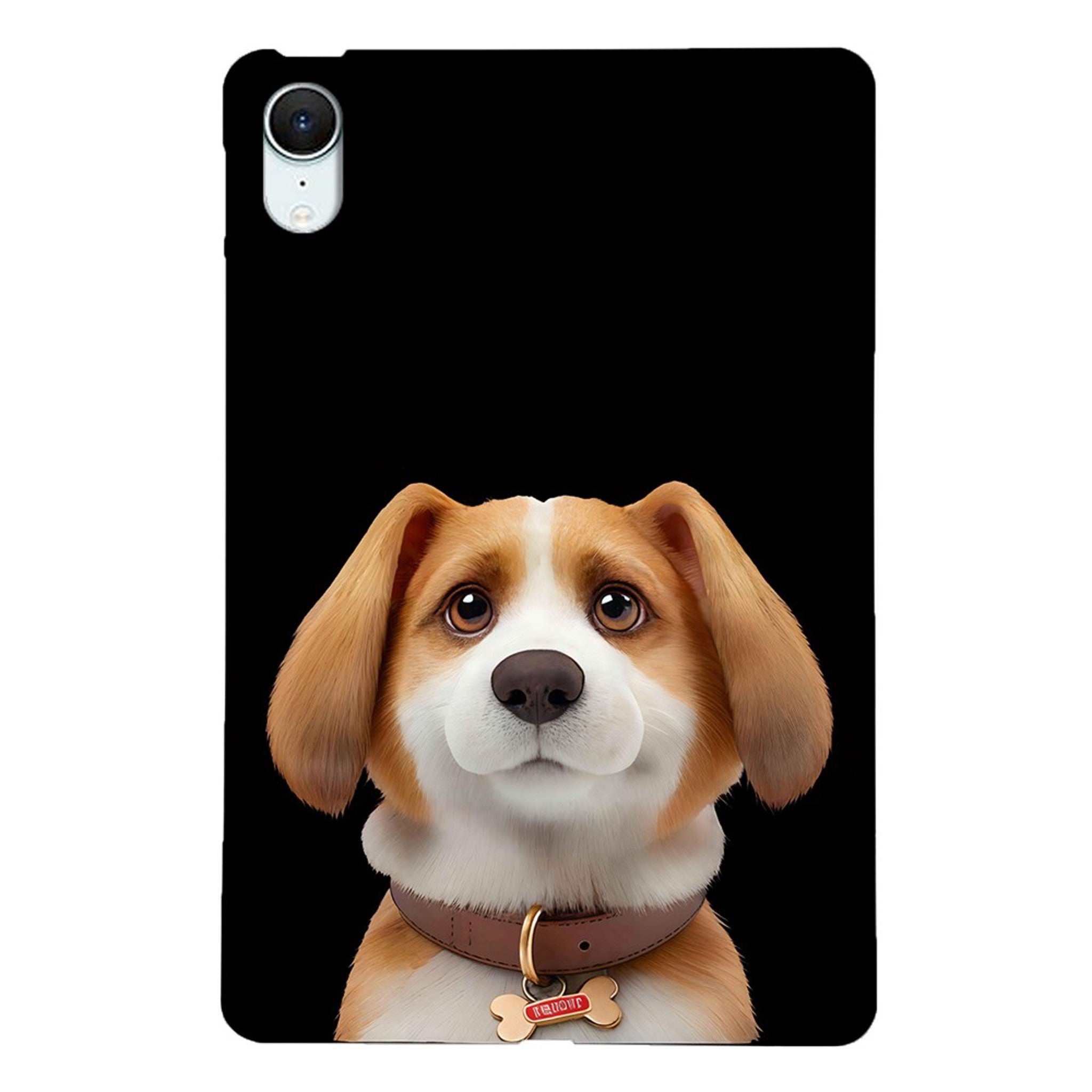 iPad Mini (2026) EIDERWOOD Flexibelt Plast Skal - Hund (Beagle-Harrier)