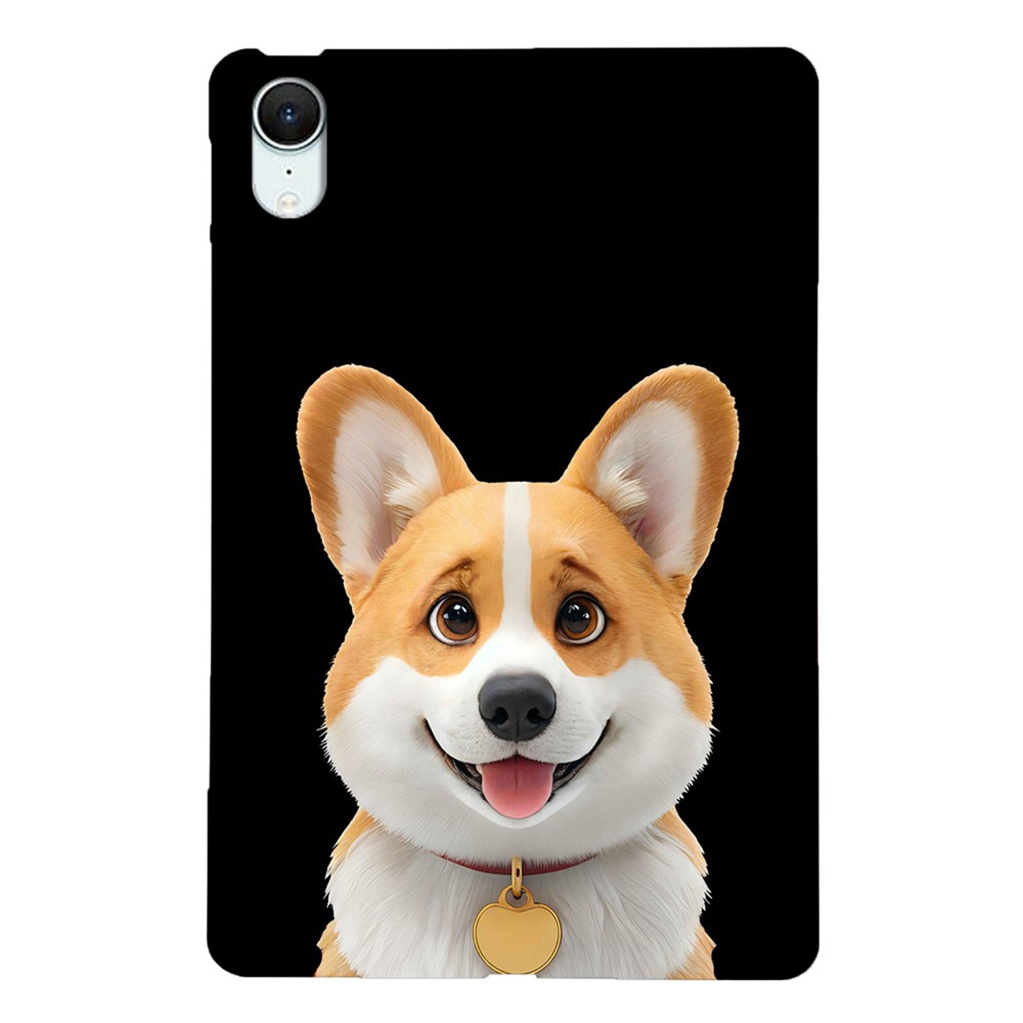 iPad Mini (2026) EIDERWOOD Flexibelt Plast Skal - Hund (Corgi)