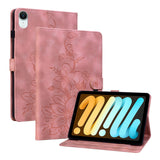 iPad Mini (2026) 8. Gen. EIDERWOOD Blommönstrat Textur Konstläder Fodral - Rosa