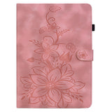 iPad Mini (2026) 8. Gen. EIDERWOOD Blommönstrat Textur Konstläder Fodral - Rosa
