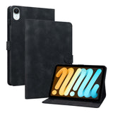 iPad Mini (2026) 8. Gen. EIDERWOOD Blommönstrat Textur Konstläder Fodral - Svart