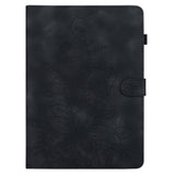 iPad Mini (2026) 8. Gen. EIDERWOOD Blommönstrat Textur Konstläder Fodral - Svart