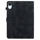 iPad Mini (2026) 8. Gen. EIDERWOOD Blommönstrat Textur Konstläder Fodral - Svart
