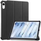 iPad Mini (2026) 8. Gen. EIDERWOOD Konstläder Tri-Fold Fodral m. Stödfunktion - Svart