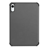 iPad Mini (2026) 8. Gen. EIDERWOOD Konstläder Tri-Fold Fodral m. Stödfunktion - Grå
