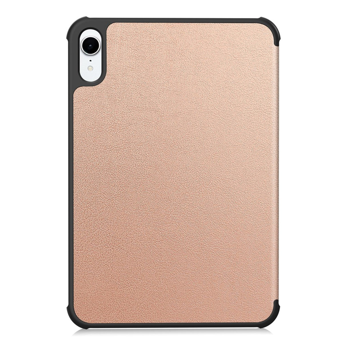 iPad Mini (2026) 8. Gen. EIDERWOOD Konstläder Tri-Fold Fodral m. Stödfunktion - Rose Gold