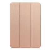 iPad Mini (2026) 8. Gen. EIDERWOOD Konstläder Tri-Fold Fodral m. Stödfunktion - Rose Gold