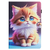 iPad Mini (2026) 8. Gen. EIDERWOOD Konstläder Fodral m. Kortfack - Katt