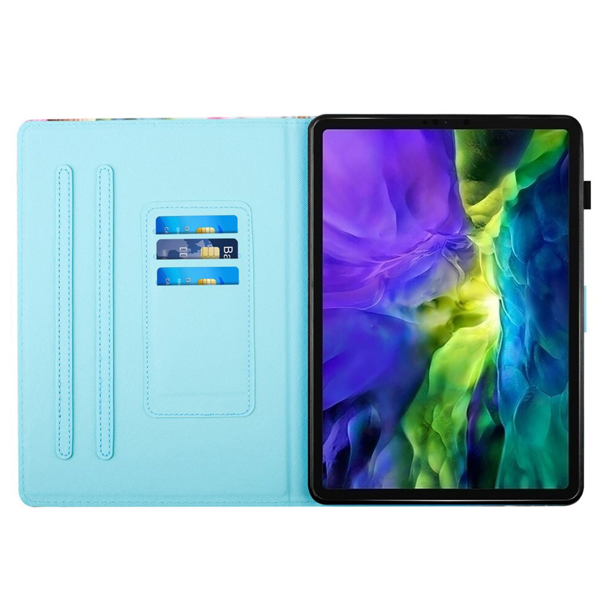 iPad Mini (2026) 8. Gen. EIDERWOOD Konstläder Fodral m. Kortfack - Tvättbjörn