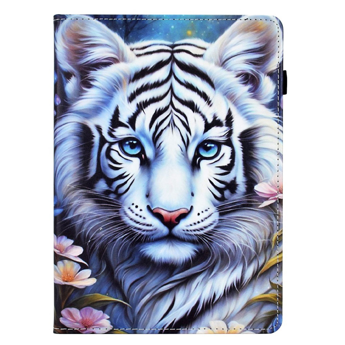 iPad Mini (2026) 8. Gen. EIDERWOOD Konstläder Fodral m. Kortfack - Tiger