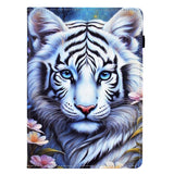 iPad Mini (2026) 8. Gen. EIDERWOOD Konstläder Fodral m. Kortfack - Tiger