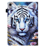 iPad Mini (2026) 8. Gen. EIDERWOOD Konstläder Fodral m. Kortfack - Tiger