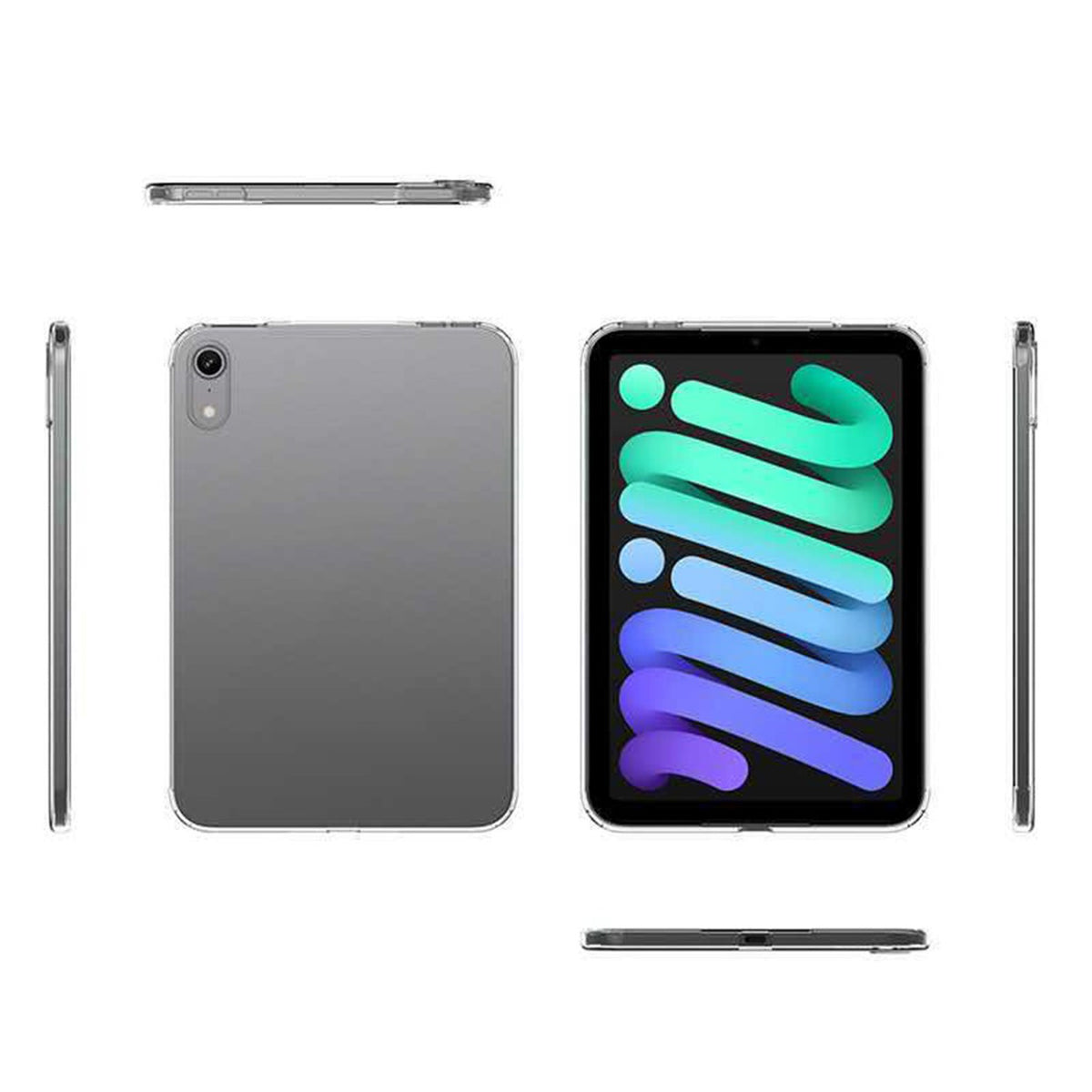 iPad Mini (2026) EIDERWOOD Flexibelt Plast Skal - Transparent