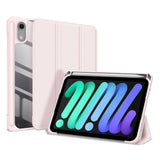 iPad Mini (2026) 8. Gen. DUX DUCIS TOBY Tri-Fold Konstläder Fodral m. Stativfunktion - Rosa