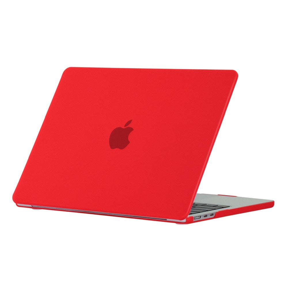 MacBook Air 13" M2/M3/M4 (2022-2025) Matt Plast Skal - Röd