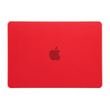 MacBook Air 13" M2/M3/M4 (2022-2025) Matt Plast Skal - Röd
