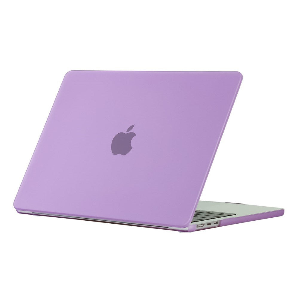 MacBook Air 13" M2/M3/M4 (2022-2025) Matt Plast Skal - Lila