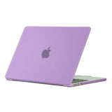 MacBook Air 13" M2/M3/M4 (2022-2025) Matt Plast Skal - Lila
