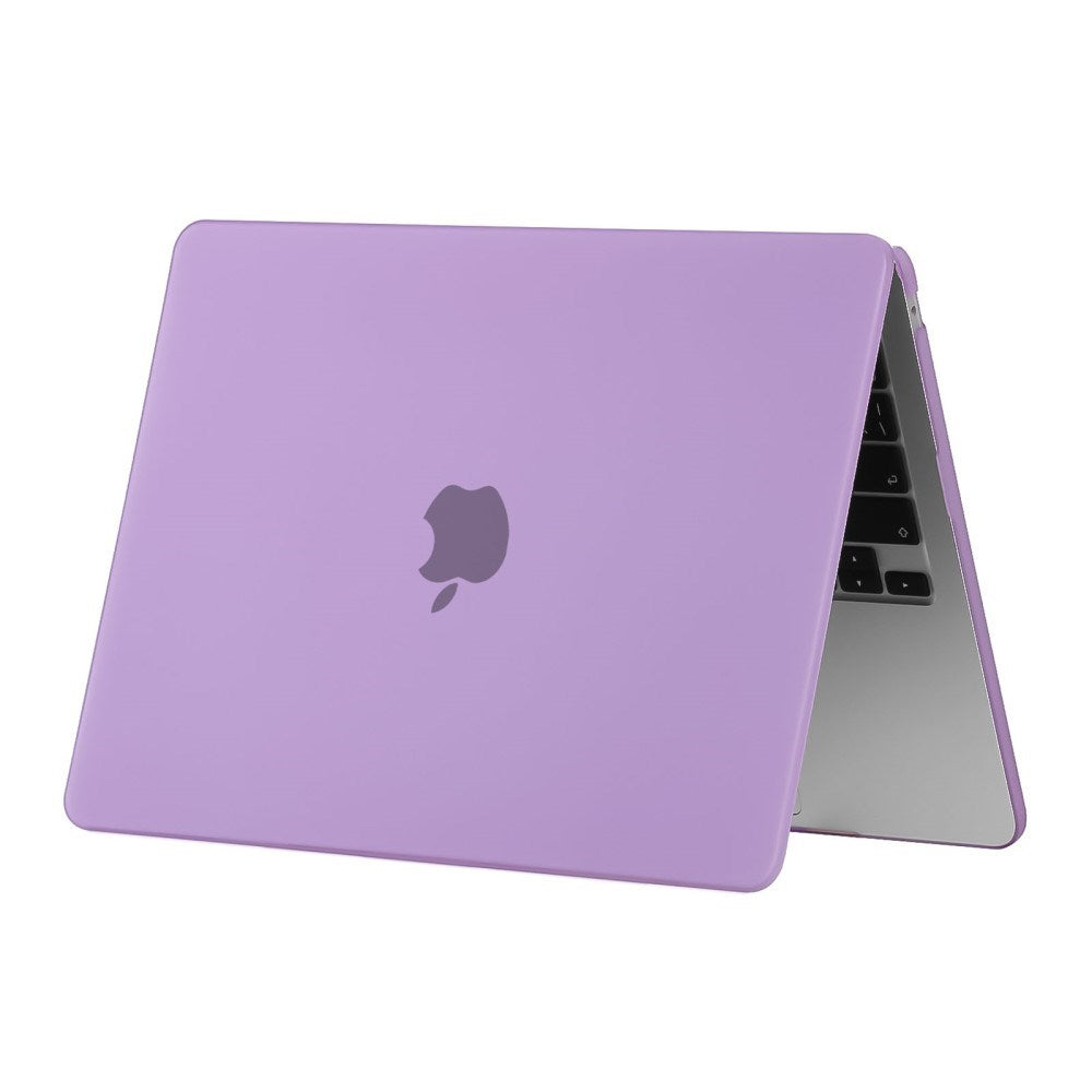 MacBook Air 13" M2/M3/M4 (2022-2025) Matt Plast Skal - Lila