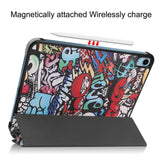 iPad 10,9" (2022) Tri-fold Fodral - Graffiti