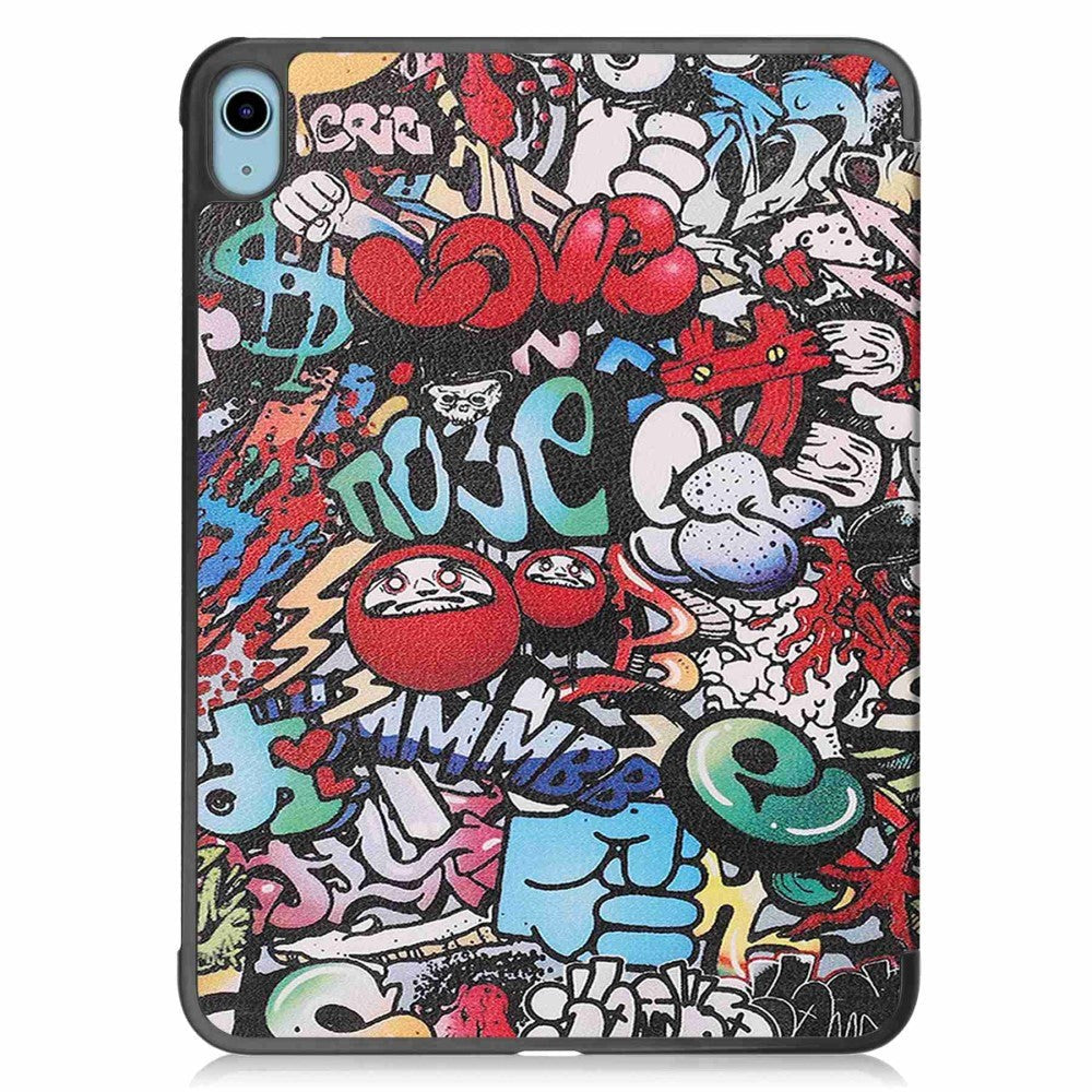 iPad 10,9" (2022) Tri-fold Fodral - Graffiti