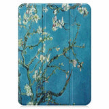 iPad 10,9" (2022) Tri-fold Fodral - Vita Blommor