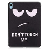 iPad 10.9" (2022) Fodral med Tri-Fold Stativ - "Don't Touch Me"