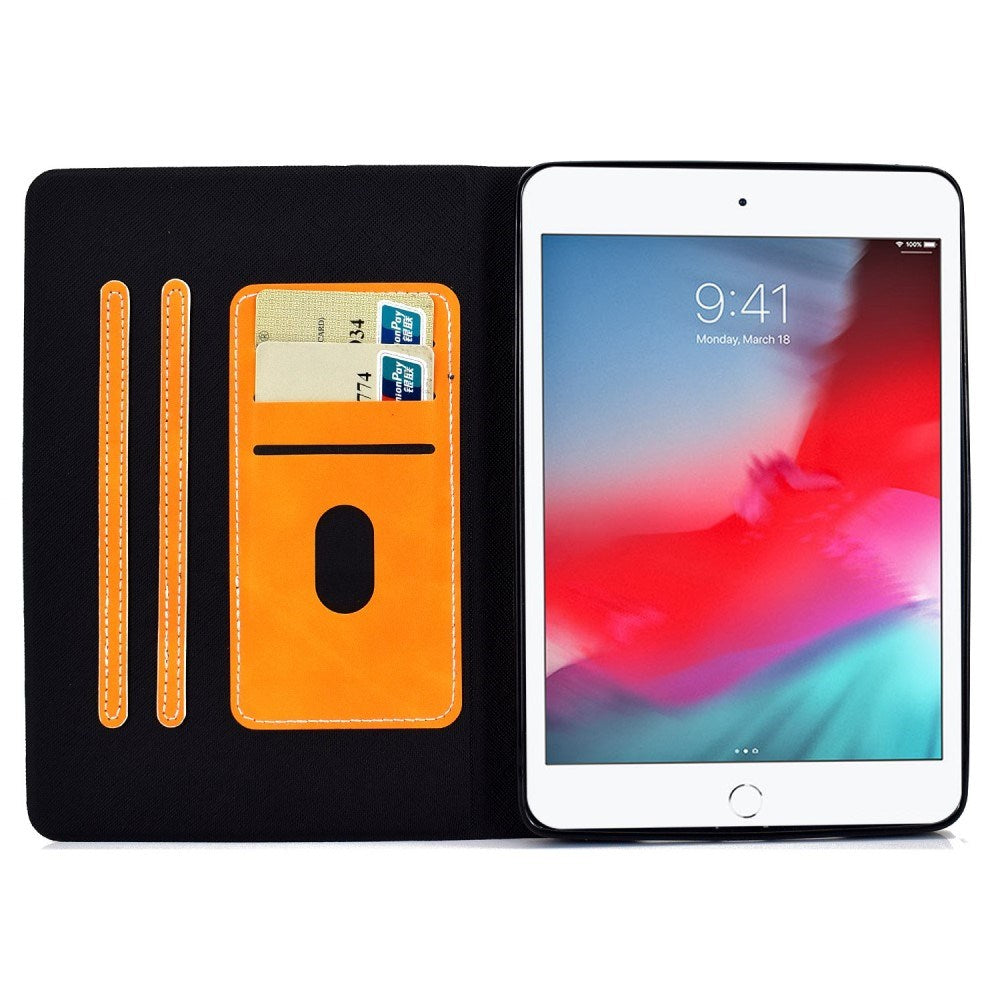 EIDERWOOD iPad Mini 4 / iPad Mini (2019) Flip Case m. Korthållare - Orange