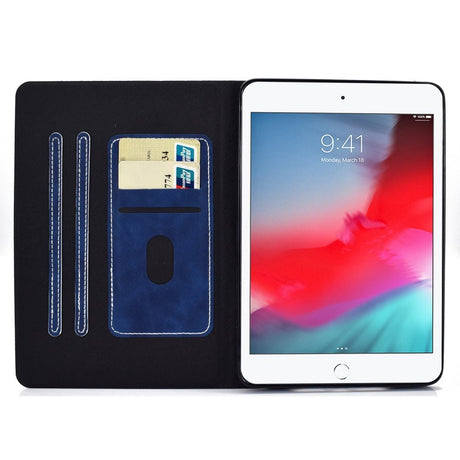 EIDERWOOD iPad Mini 4 / iPad Mini (2019) Flip Case m. Korthållare - Blå